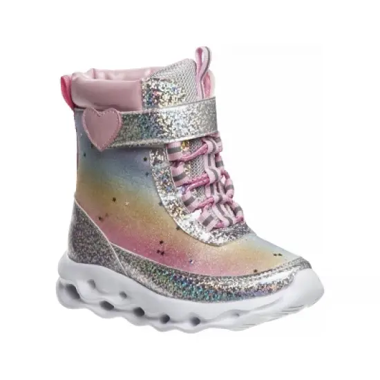 Laura Ashley Toddler Girls Glittery Heart Snowboots image {5}