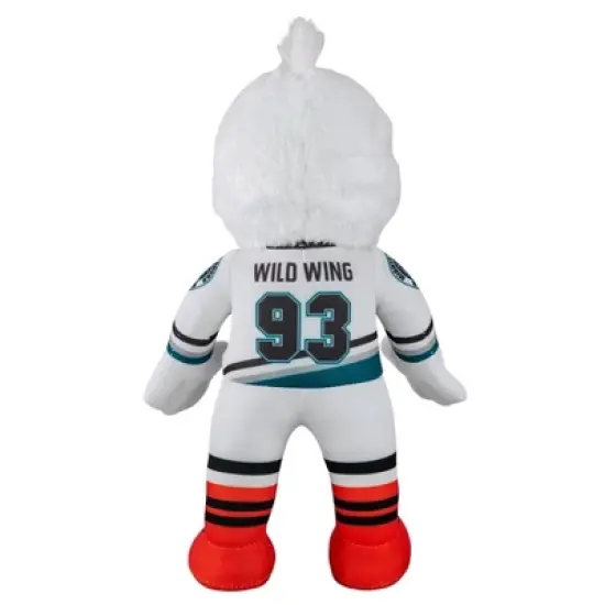 Bleacher Creatures Anaheim Ducks Wild Wing 10" Mascot Plush Figure (Teal Triangle Uniform) image {4}