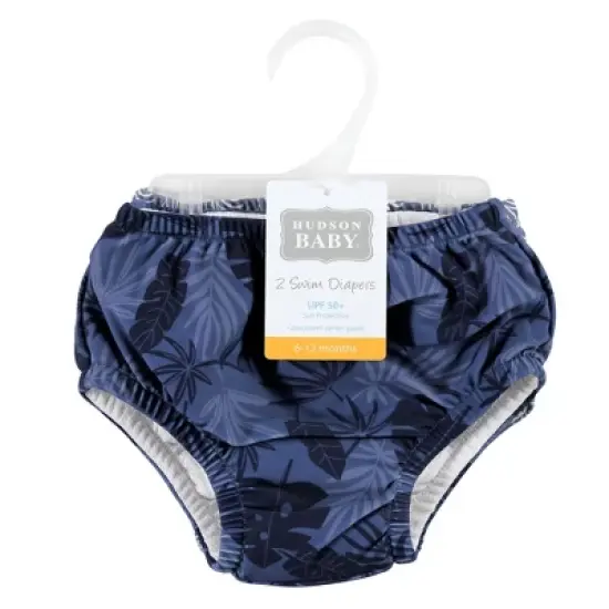 Hudson Baby Infant Boy Swim Diapers, Tropical image {1}