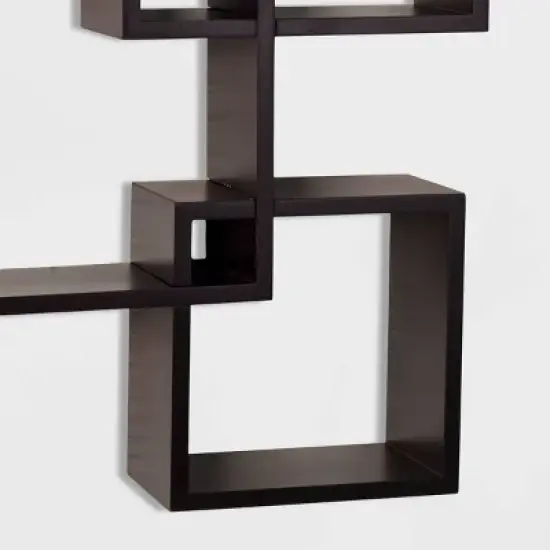 
25.5" x 17.75" Intersecting Cube Wall Shelf - Danya B. image {4}