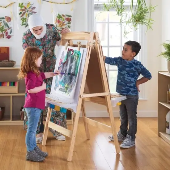 Kaplan Early Learning 2-Sided Adjustable Easel image {1}