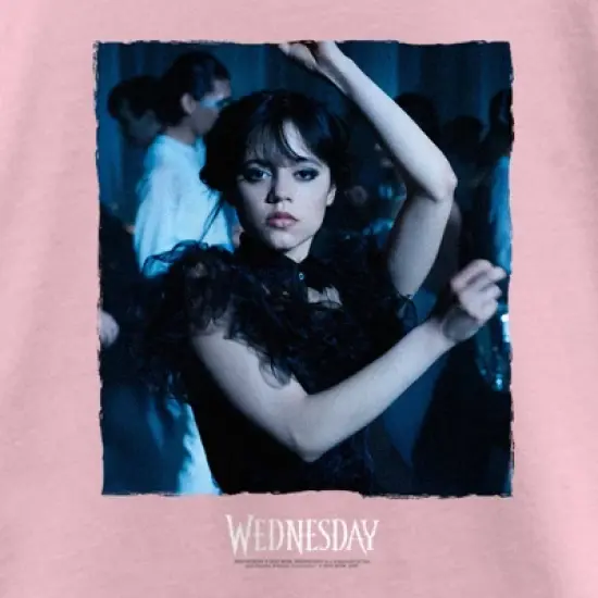 Girl's Wednesday Dance Scene T-Shirt image {1}