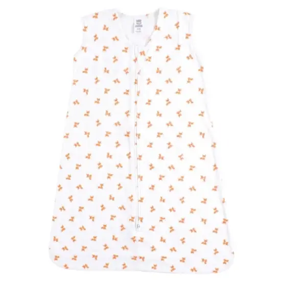Luvable Friends Baby Boy Sleeveless Jersey Cotton Sleeping Bag, Sack, Blanket, Fox Jersey image {1}