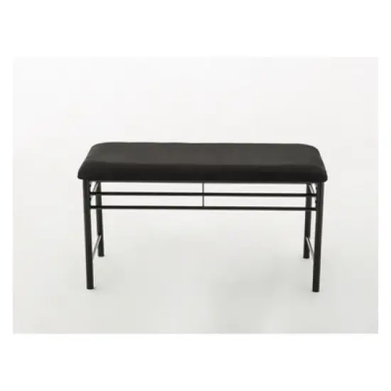 2pc Gareth Breakfast Nook Dining L Chair & Bench Black ( ) - Boraam image {5}