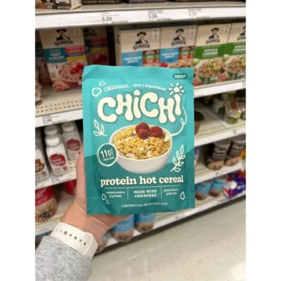 ChiChi Original Protein Chickpea Hot Cereal - 8.8oz image {4}