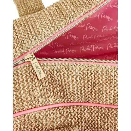 Packed Party Woven Weekender Duffle Bag, Cute Overnight Travel Luggage for Women, Great for Ladies at the Gym, Airlines, Travel, Hospital Visits and image {6}