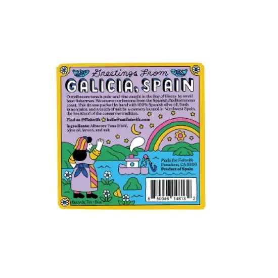 Fishwife Tinned Seafood Co Albacore Tuna with Spanish Lemon - 3.2oz image {1}