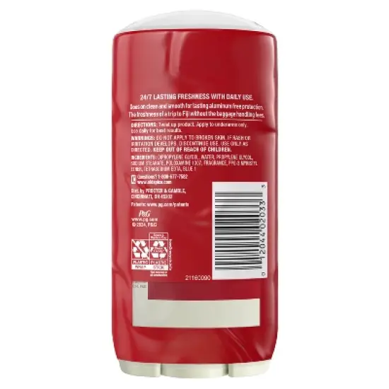 Old Spice Men's Solid Deodorant Fiji with Palm Tree Scent - Aluminum-Free 3oz/2pk image {7}