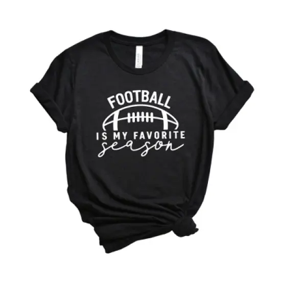 Simply Sage Market Women's Football Is My Favorite Season Ball Short Sleeve Graphic Tee image {4}