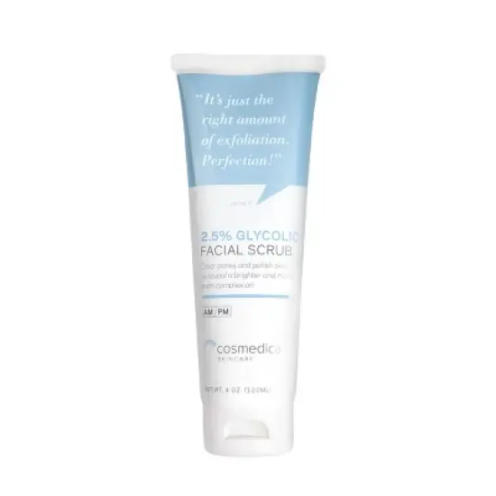 Cosmedica Skincare 2.5% Glycolic Facial Scrub - 4oz image {2}