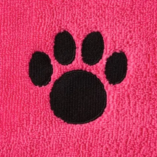 Dii Raspberry Sorbet - Embroidered Paw Small Pet Towel Set/3 image {6}