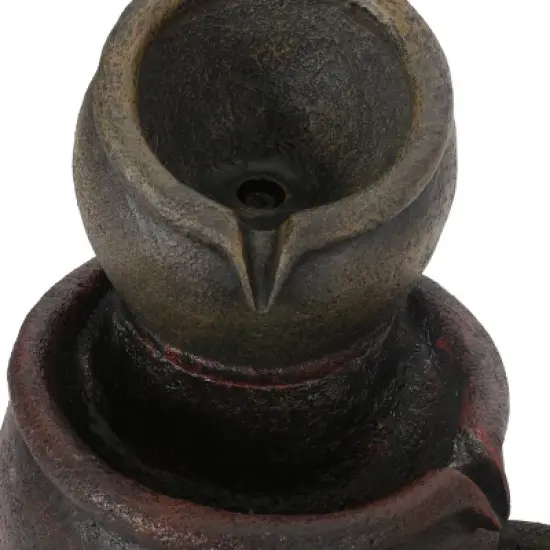 30.75" Bochas Faux Stone Fountain - Christopher Knight Home image {6}