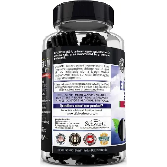 Elderberry Gummies, Bioschwartz, Berry Flavored Gummies for Immune Support, 60ct image {2}