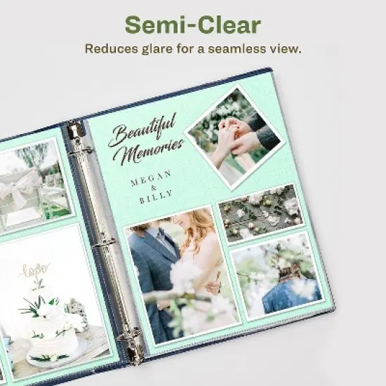 Avery Top-Load Recycled Polypropylene Sheet Protector Semi-Clear 100/Box 75537 image {3}