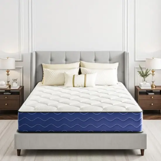 Swedrea Hybrid Mattress Medium Cooling Memory Foam Bed-in-a-Box Black image {8}