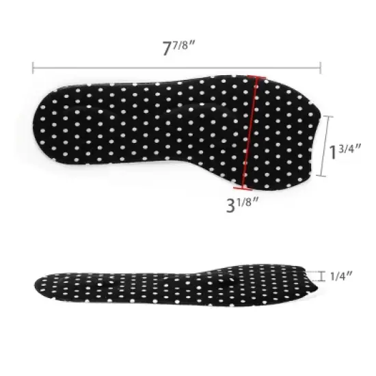 INSPIRE CHIC Women's Sponge 3/4 Length High Heel Cushions Insoles image {1}