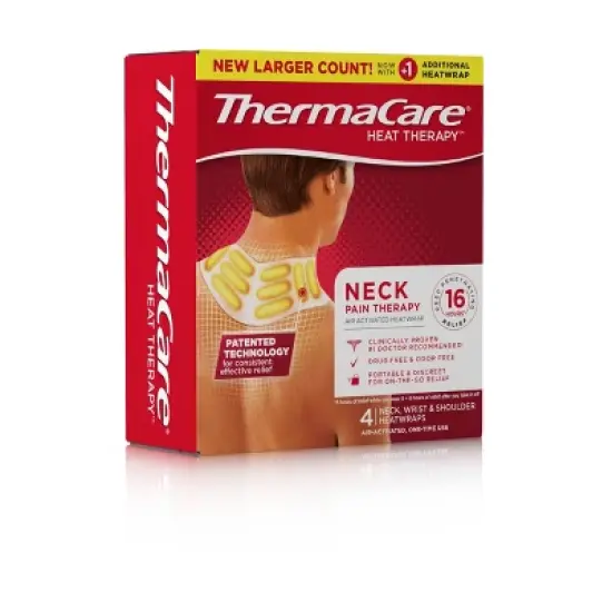 ThermaCare Neck Wrist Shoulder Heatwrap - 4ct image {1}