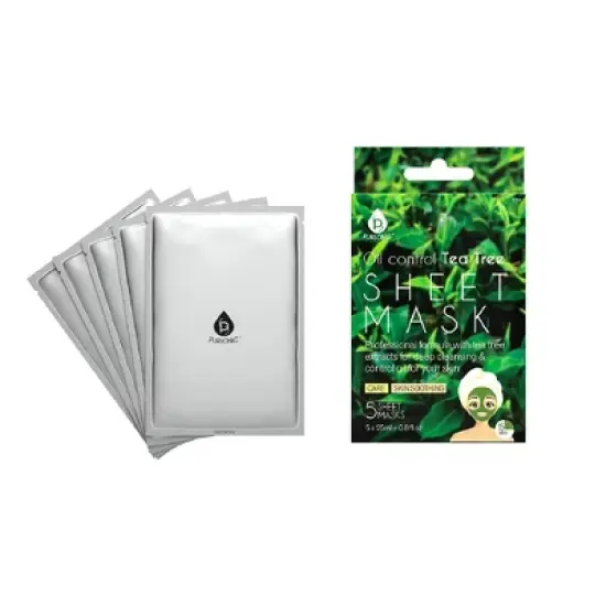 Pursonic Oil Control Tea Tree Sheet Mask image {1}
