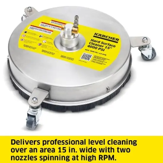 Karcher 15" Metal Surface Cleaner Pressure Washer Surface Cleaner image {5}