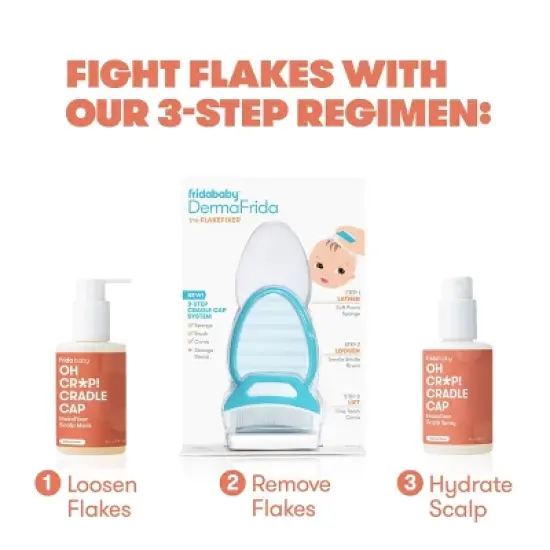 Frida Baby FlakeFixer Cradle Cap Scalp Spray - 5 fl oz image {2}