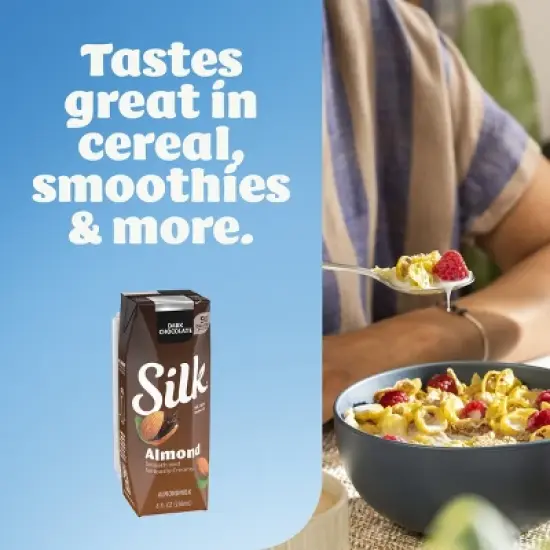 Silk Shelf Stable Non-Dairy Almond Milk image {2}