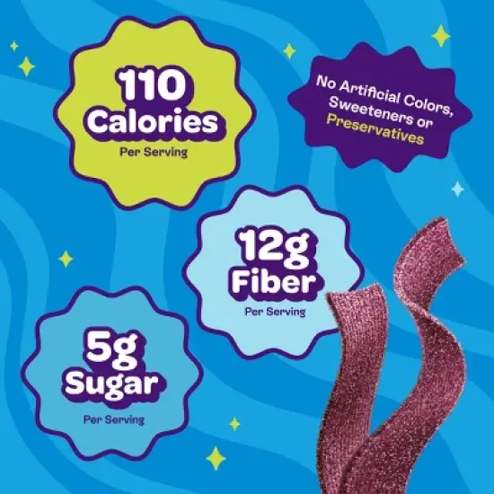 JOYRIDE Sour Blue Raspberry Strips - 1.7oz image {3}