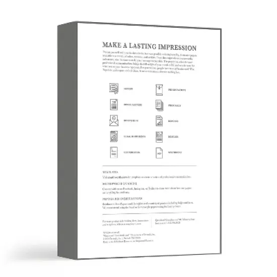 Southworth 100% Cotton Business Paper White 20 lbs. Wove 8-1/2 x 11 500/Box 13C image {1}