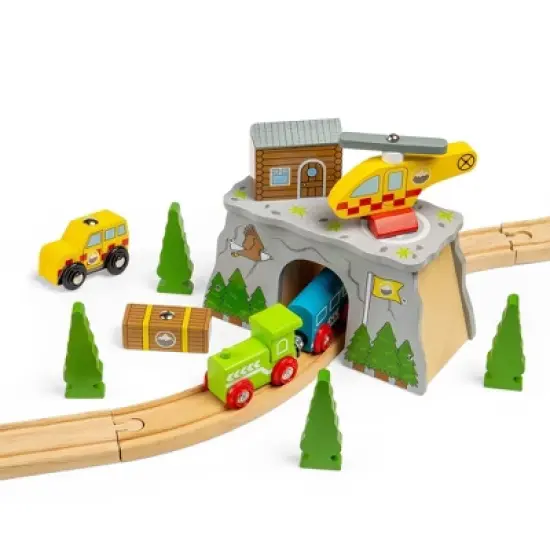 Bigjigs Rail Mountain Rescue Wooden Railway Train Set Accessory image {4}