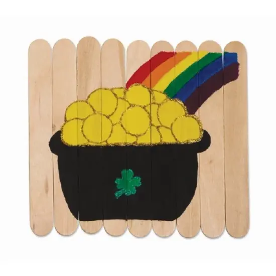 Creativity Street&reg; Jumbo Craft Sticks, Natural, 6" x 0.75", 500 Pieces Per Pack, 2 Packs image {4}