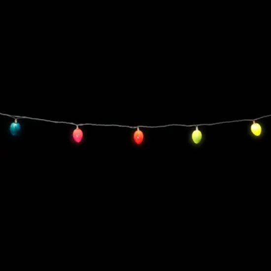 Northlight 10-Count Pearl Multi-Colored Easter Egg String Light Set, 7.25ft White Wire image {2}