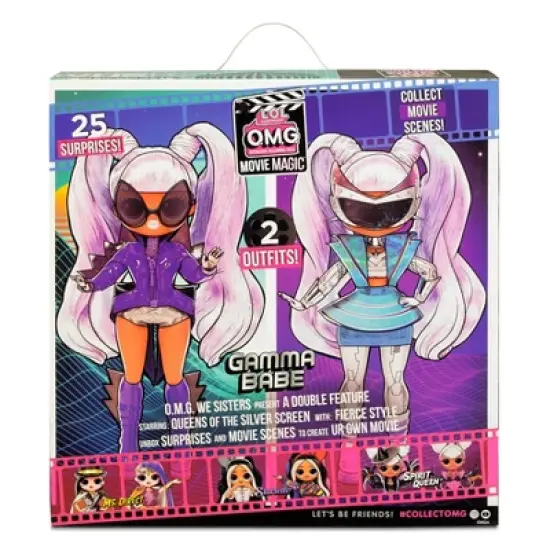 L.O.L. Surprise! O.M.G. Movie Magic Gamma Babe Fashion Doll image {2}