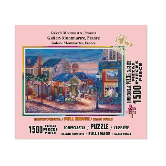 Wuundentoy Gold Edition: Gallery Montmartre France Jigsaw Puzzle - 1500pc image {4}