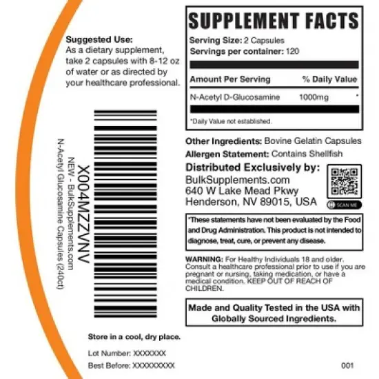 N-Acetyl D-Glucosamine (NAG) Capsules image {5}