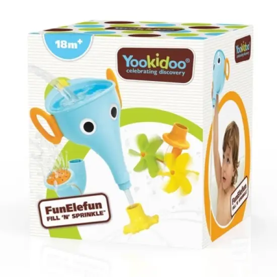 Yookidoo FunElefun Fill 'N' Sprinkle Bath Toy - Blue image {4}