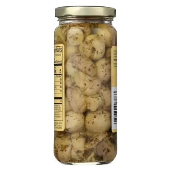 Reese Italian Herb Marinated Mushrooms - Case of 6/12 oz image {2}