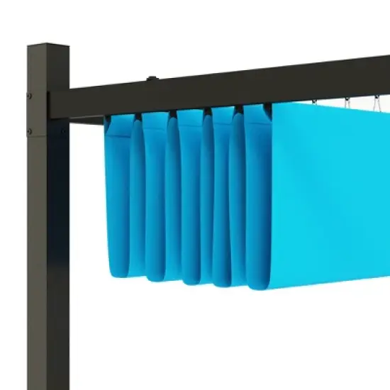 10' x 10' Retractable Pergola, UPF30+ Patio Pergola image {4}