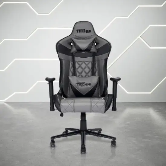 Ergonomic Gaming Chair Gray - Techni Sport image {4}
