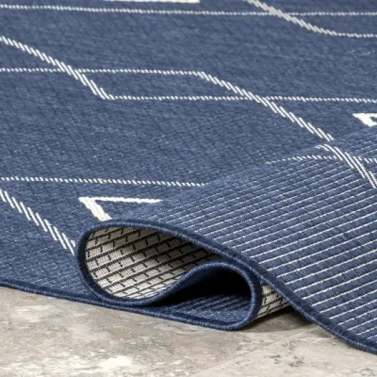 nuLOOM Mallie Moroccan Striped Indoor/Outdoor Area Rug image {3}