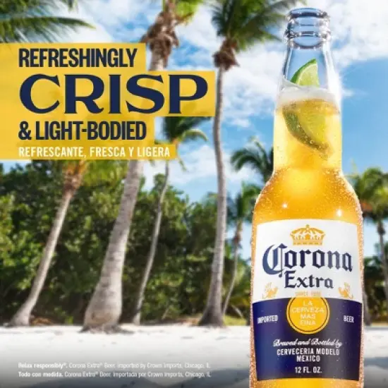 Corona Extra Lager Beer - 12pk/12 fl oz Bottles image {2}