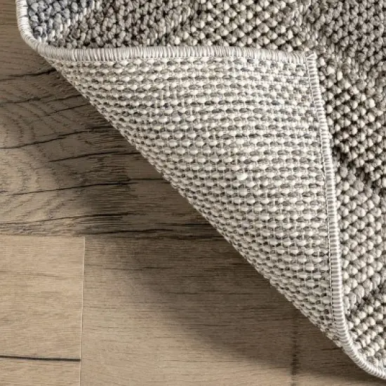 nuLOOM Kris Transitional Diamond Indoor/Outdoor Patio Area Rug image {6}