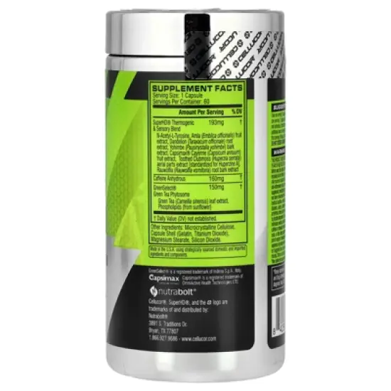 C4 / Cellucor Super HD&reg;, High-Definition Fat Burner, 60 Capsules image {1}