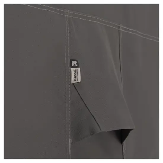 Ravenna Patio Umbrella Cover - 11' DIA Round or 8' Square - Dark Taupe - Classic Accessories image {5}