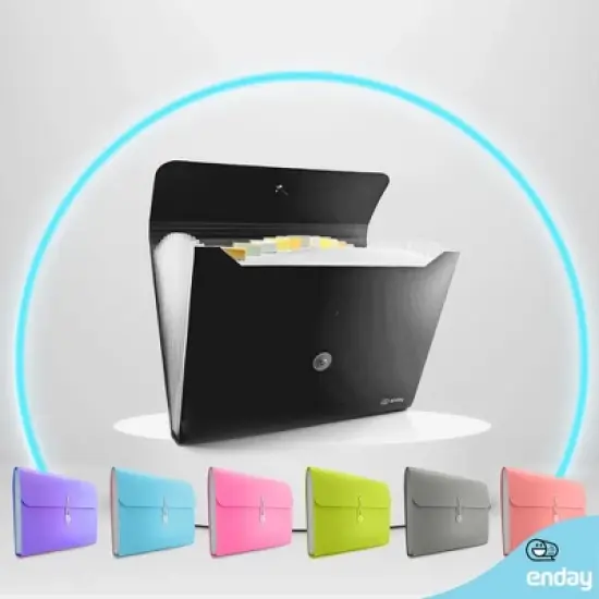 Enday Expanding File Letter Size Poly File image {3}