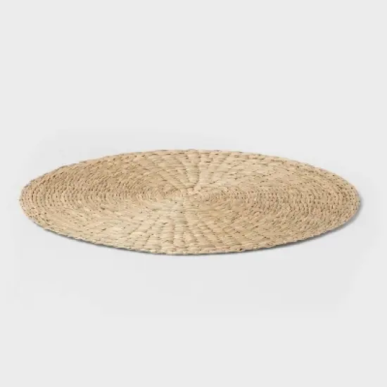15" Round Woven Seagrass Charger Natural - Threshold&trade; image {2}