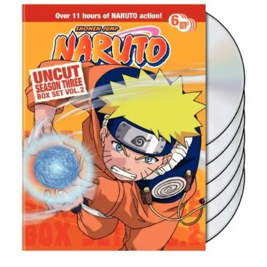 Naruto Uncut: Season 3 Volume 2 Box Set (DVD) image {1}