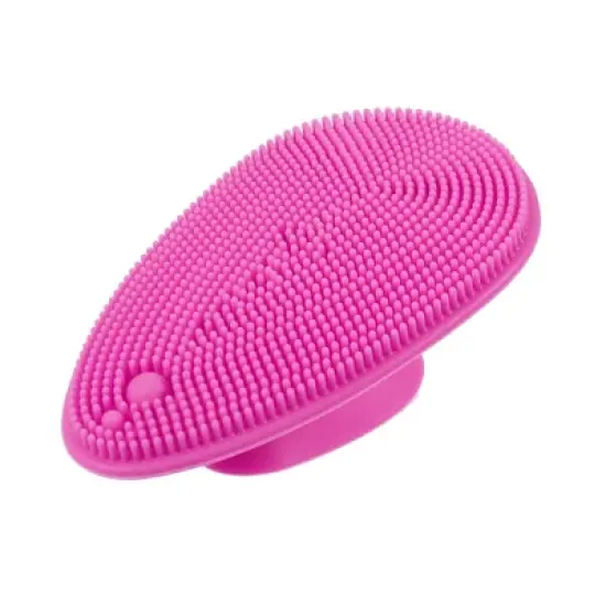 Unique Bargains Silicone Soft Face Scrub Cleansing Brush 3.15"x1.85"x1.14" 1 Pc image {9}