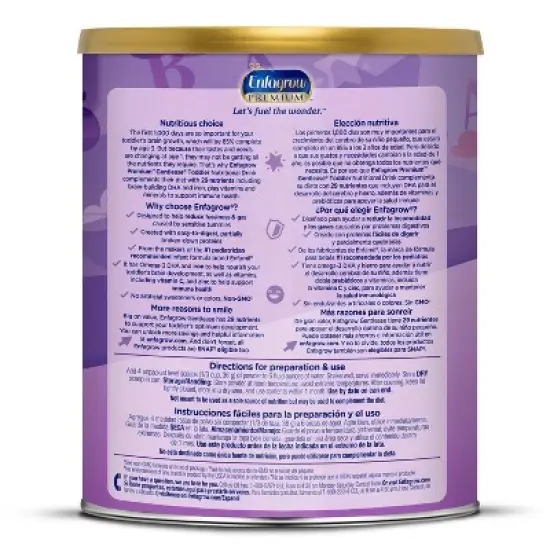 Enfagrow Gentlease Toddler Can - 29.1oz image {6}