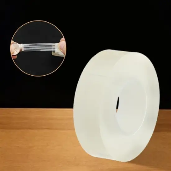 Unique Bargains 164ft Long Watch Repair Tape Clear for Prevents Scratches Fingerprints and Dust image {2}