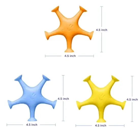 Ubbi Starfish Suction Cup Bath Toy image {1}