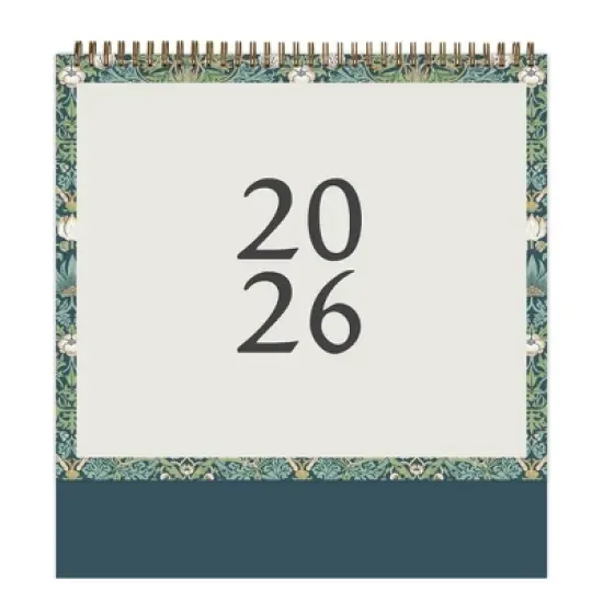 Morris & Co. by Blue Sky 7.5"x6.25" 2026 Monthly Desk Calendar Multi Design image {10}